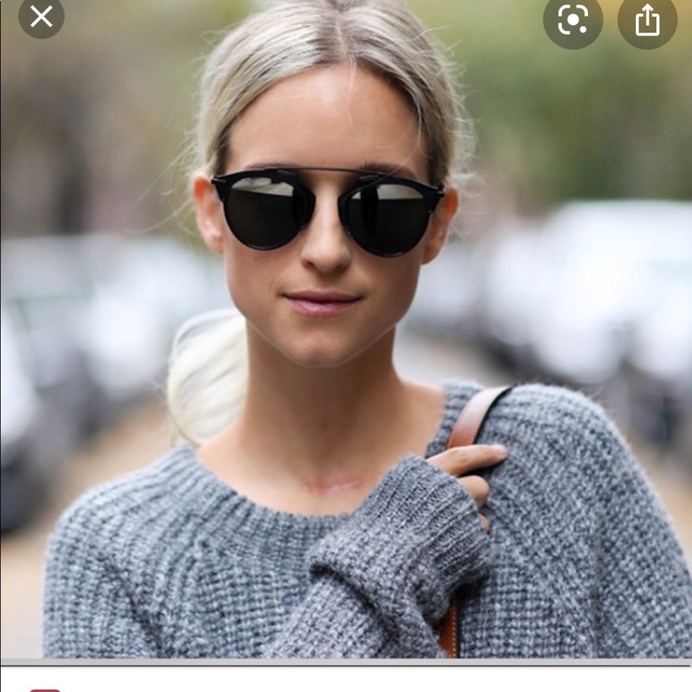 Auth Dior So Real black sunglasses
